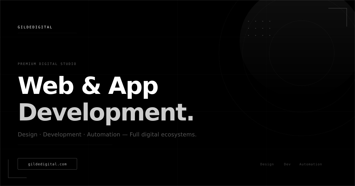 GildeDigital — Custom Web & App Development
